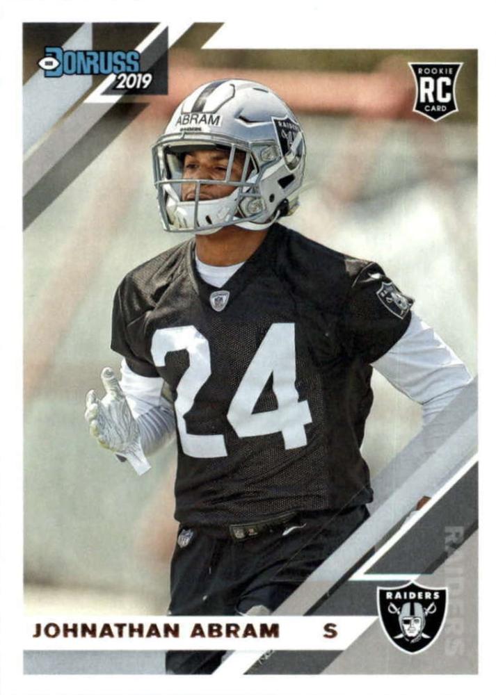#261 Johnathan Abram - Oakland Raiders - 2019 Donruss Football