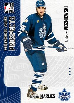 #261 Andrew Wozniewski - Toronto Marlies - 2005-06 In The Game Heroes and Prospects Hockey