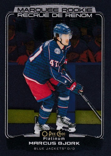 #261 Marcus Bjork - Columbus Blue Jackets - 2022-23 O-Pee-Chee Platinum Hockey