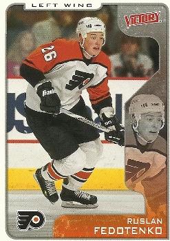 #261 Ruslan Fedotenko - Philadelphia Flyers - 2001-02 Upper Deck Victory Hockey