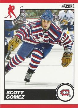 #261 Scott Gomez - Montreal Canadiens - 2010-11 Score Hockey