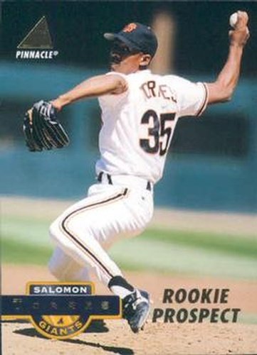#261 Salomon Torres - San Francisco Giants - 1994 Pinnacle Baseball