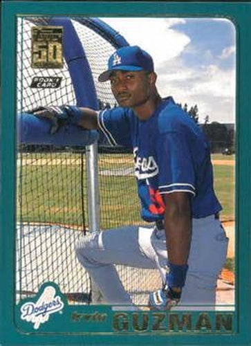 #T261 Irvin Guzman - Los Angeles Dodgers - 2001 Topps Traded & Rookies Baseball