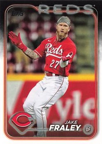 #261 Jake Fraley - Cincinnati Reds - 2024 Topps Baseball