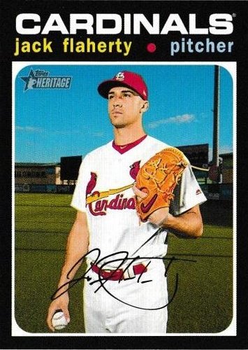 #261 Jack Flaherty - St. Louis Cardinals - 2020 Topps Heritage Baseball