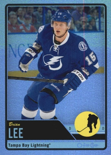 #261 Brian Lee - Tampa Bay Lightning - 2012-13 O-Pee-Chee - Rainbow Hockey
