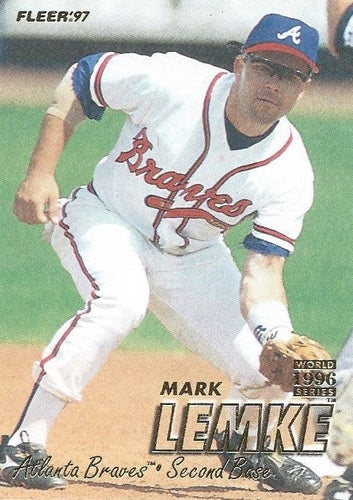 #261 Mark Lemke - Atlanta Braves - 1997 Fleer Baseball