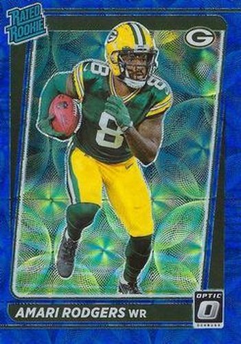 #261 Amari Rodgers - Green Bay Packers - 2021 Donruss Optic - Blue Scope Football
