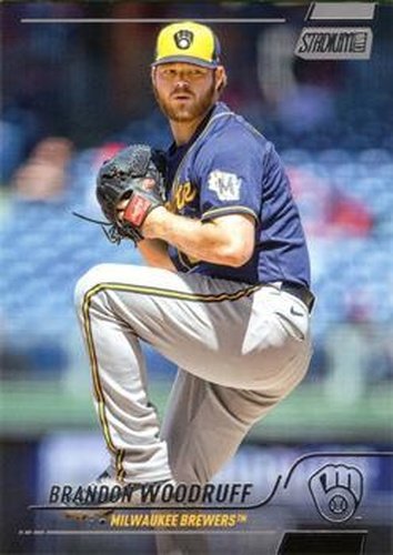 #261 Brandon Woodruff - Milwaukee Brewers - 2022 Stadium Club Baseball
