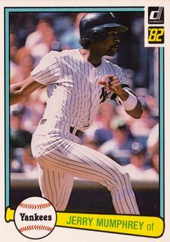 #261 Jerry Mumphrey - New York Yankees - 1982 Donruss Baseball