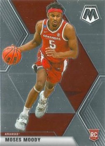 #261 Moses Moody - Arkansas Razorbacks - 2021 Panini Chronicles Draft Picks Basketball