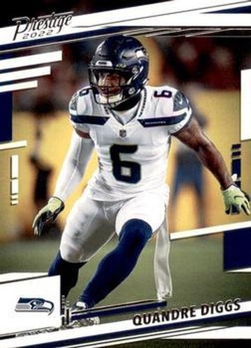 #261 Quandre Diggs - Seattle Seahawks - 2022 Panini Prestige Football