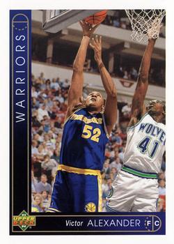 #261 Victor Alexander - Golden State Warriors - 1993-94 Upper Deck Basketball