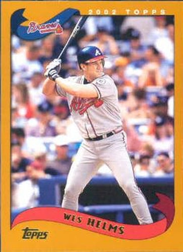 #261 Wes Helms - Atlanta Braves - 2002 Topps Baseball