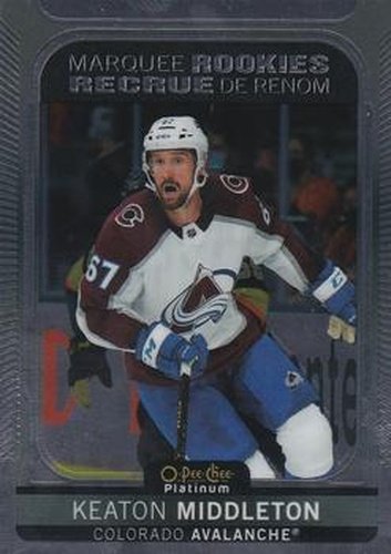 #261 Keaton Middleton - Colorado Avalanche - 2021-22 O-Pee-Chee Platinum Hockey