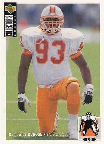 #261 Demetrius DuBose - Tampa Bay Buccaneers - 1994 Collector's Choice Football