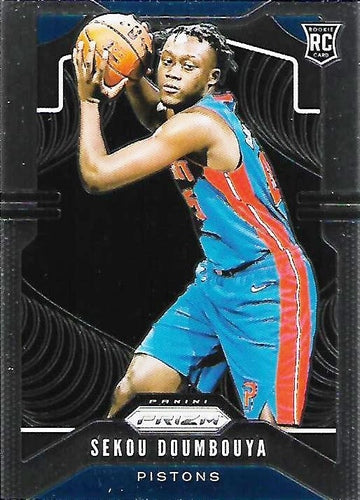 #261 Sekou Doumbouya - Detroit Pistons - 2019-20 Panini Prizm Basketball