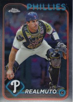 #261 J.T. Realmuto - Philadelphia Phillies - 2024 Topps Chrome Baseball