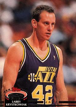 #261 Larry Krystkowiak - Utah Jazz - 1992-93 Stadium Club Basketball