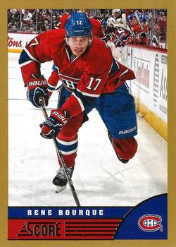 #261 Rene Bourque - Montreal Canadiens - 2013-14 Score - Gold Hockey