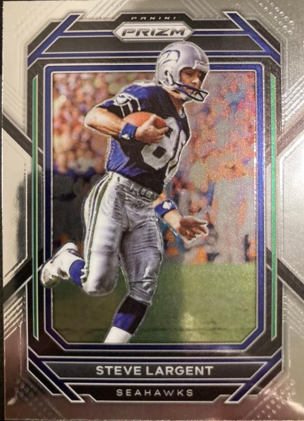 #261 Steve Largent - Seattle Seahawks - 2022 Panini Prizm Football