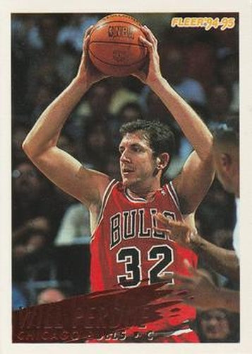 #262 Will Perdue - Chicago Bulls - 1994-95 Fleer Basketball