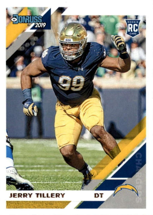 #262 Jerry Tillery - Los Angeles Chargers - 2019 Donruss Football