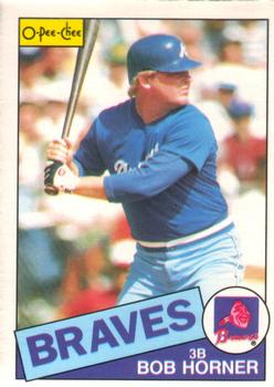 #262 Bob Horner - Atlanta Braves - 1985 O-Pee-Chee Baseball
