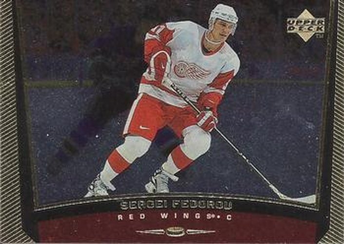 #262 Sergei Fedorov - Detroit Red Wings - 1998-99 Upper Deck Gold Reserve Hockey