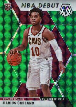 #262 Darius Garland - Cleveland Cavaliers - 2019-20 Panini Mosaic - Green Prizm Basketball