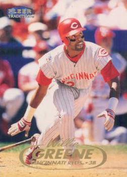 #262 Willie Greene - Cincinnati Reds - 1998 Fleer Tradition Baseball