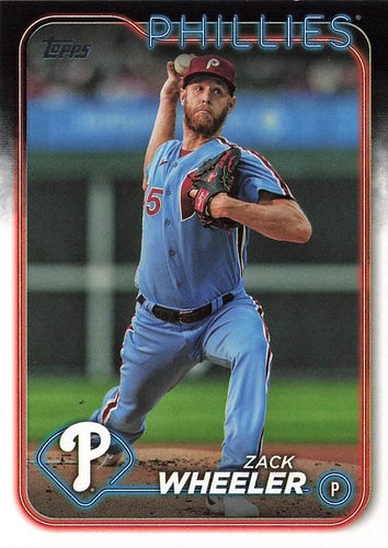 #262 Zack Wheeler - Philadelphia Phillies - 2024 Topps Baseball