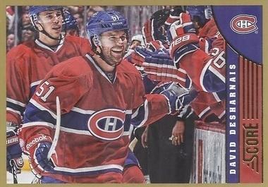 #262 David Desharnais - Montreal Canadiens - 2013-14 Score - Gold Hockey