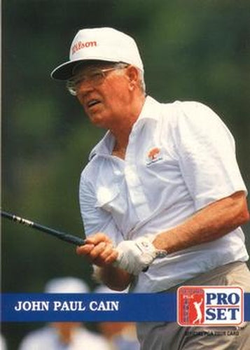 #262 John Paul Cain - 1992 Pro Set PGA Tour Golf