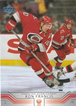 #262 Ron Francis - Carolina Hurricanes - 2001-02 Upper Deck Hockey