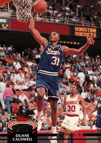 #262 Duane Causwell - Sacramento Kings - 1992-93 Stadium Club Basketball