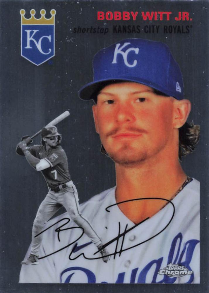 #262 Bobby Witt Jr. - Kansas City Royals - 2023 Topps Chrome Platinum Anniversary Baseball