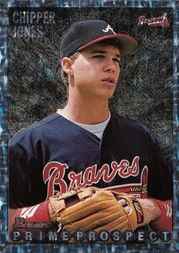 #262 Chipper Jones - Atlanta Braves - 1995 Bowman Baseball