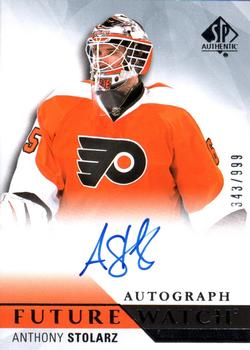 #262 Anthony Stolarz - Philadelphia Flyers - 2015-16 SP Authentic Hockey