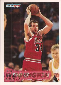 #262 Bill Wennington - Chicago Bulls - 1993-94 Fleer Basketball