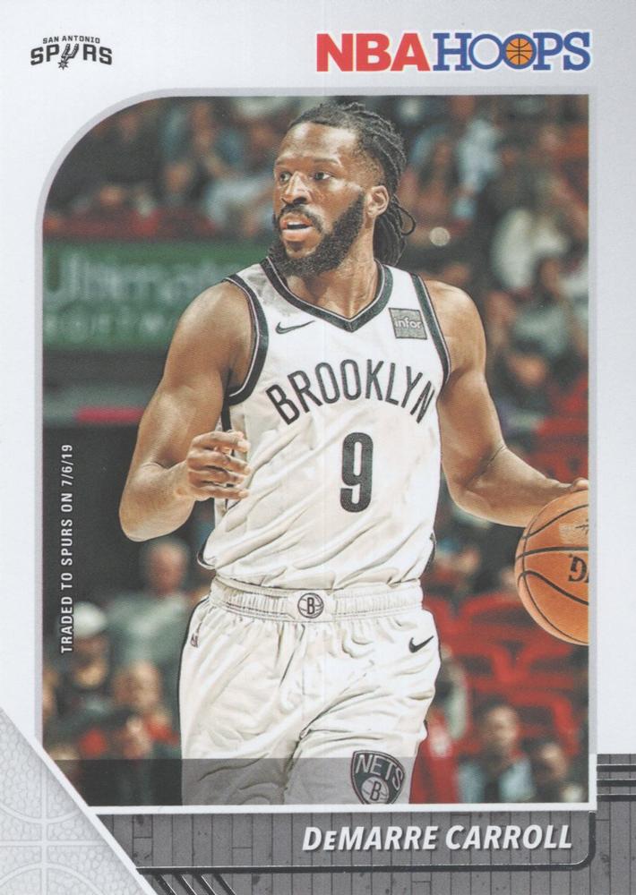 #262 DeMarre Carroll - San Antonio Spurs - 2019-20 Hoops Basketball