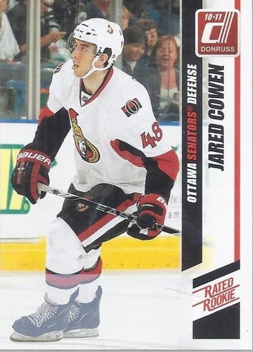 #262a Jared Cowen - Ottawa Senators - 2010-11 Donruss Hockey