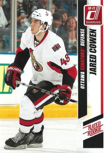#262b Jared Cowen - Ottawa Senators - 2010-11 Donruss Hockey