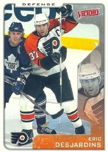 #263 Eric Desjardins - Philadelphia Flyers - 2001-02 Upper Deck Victory Hockey