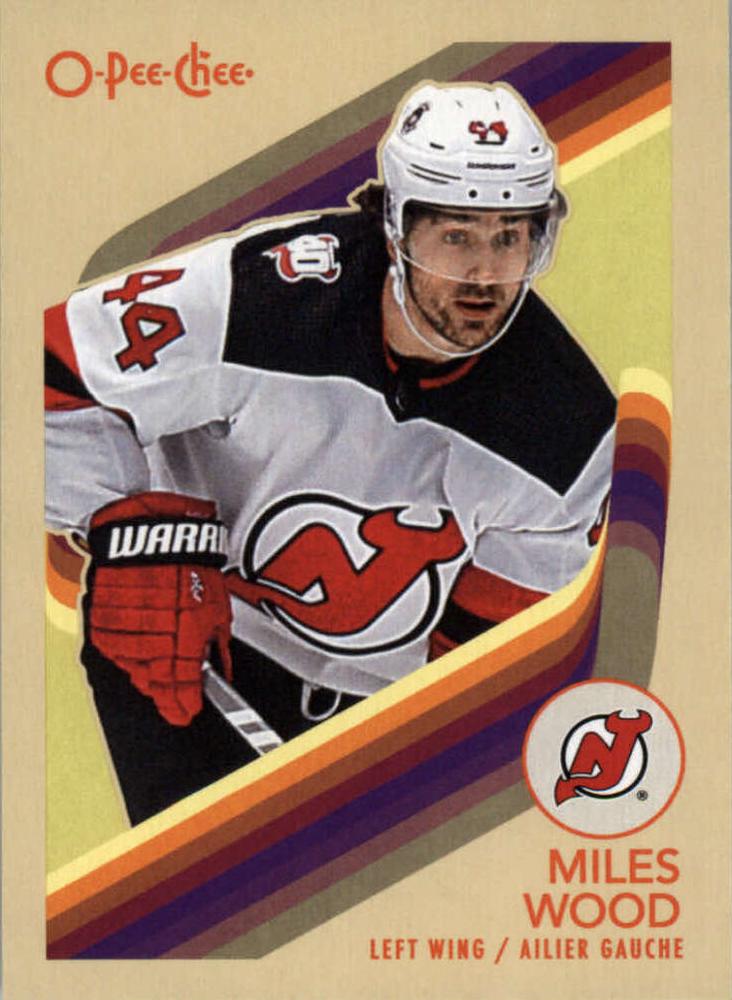 #263 Miles Wood - New Jersey Devils - 2023-24 O-Pee-Chee - Retro Hockey