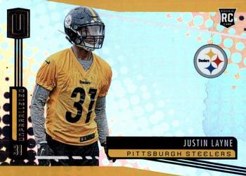 #263 Justin Layne - Pittsburgh Steelers - 2019 Panini Unparalleled Football