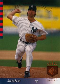 #263 Steve Farr - New York Yankees - 1993 SP Baseball