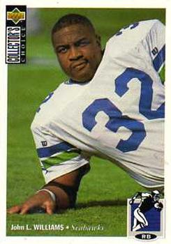 #263 John L. Williams - Seattle Seahawks - 1994 Collector's Choice Football