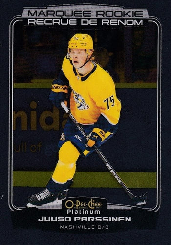 #263 Juuso Parssinen - Nashville Predators - 2022-23 O-Pee-Chee Platinum Hockey