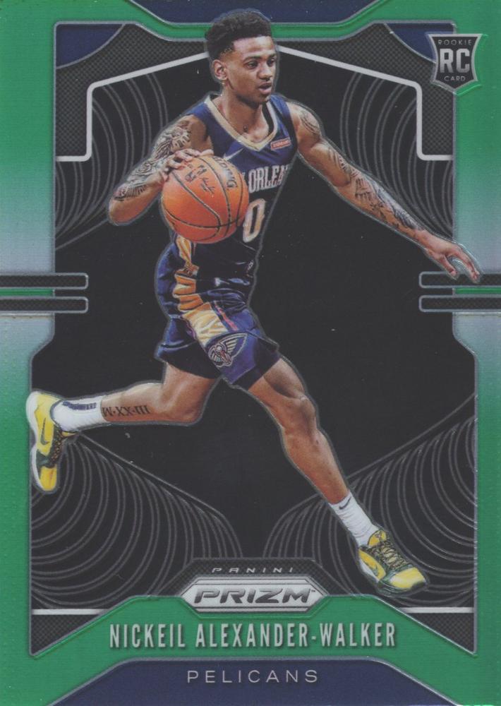 #263 Nickeil Alexander-Walker - New Orleans Pelicans - 2019-20 Panini Prizm - Prizms Green Basketball